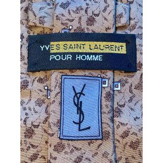 サンローラン(Saint Laurent)の【YVES SAINT LAURENT】美品 ネクタイ綺麗な花柄(ネクタイ)