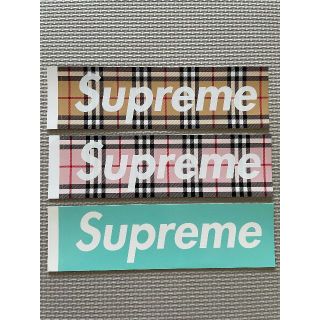 シュプリーム(Supreme)のSupreme Burberry Tiffany sticker 各1枚(ノベルティグッズ)