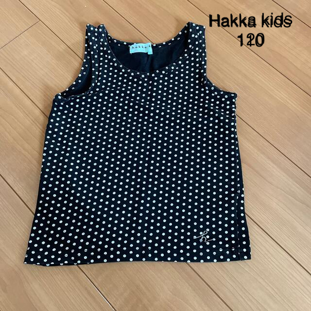 hakka kids(ハッカキッズ)のhakka kids ドット　タンクトップ120 キッズ/ベビー/マタニティのキッズ服女の子用(90cm~)(Tシャツ/カットソー)の商品写真