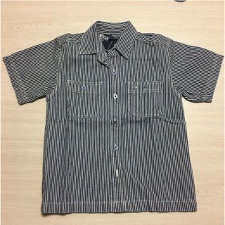 オシュコシュ(OshKosh)のオシュコシュ　半袖ヒッコリーシャツ(Tシャツ/カットソー)