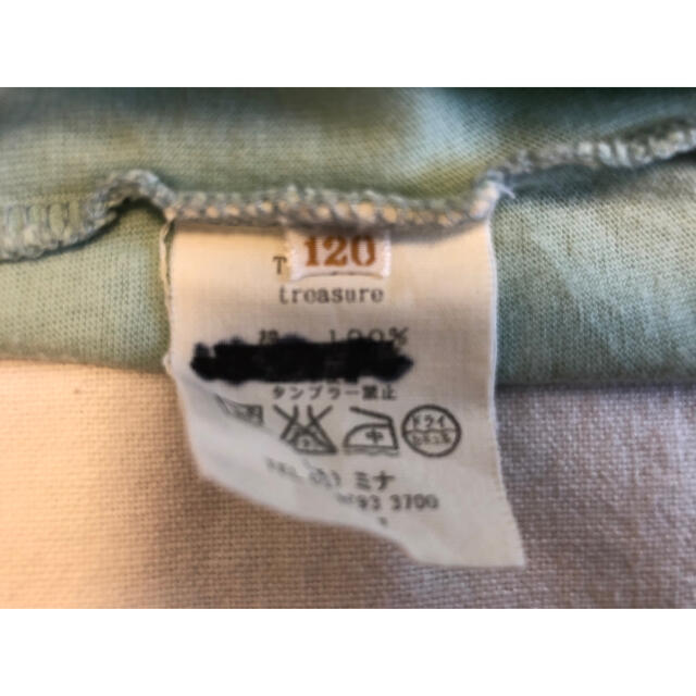 mina perhonen(ミナペルホネン)のミナペルホネン treature キッズTシャツ　120 キッズ/ベビー/マタニティのキッズ服女の子用(90cm~)(Tシャツ/カットソー)の商品写真