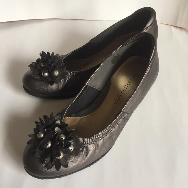 チャオコレクション パンプス  シルバーブラウン 22.0 cm レディースの靴/シューズ(ハイヒール/パンプス)の商品写真