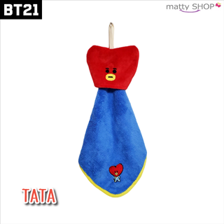 ビーティーイシビル(BT21)のBT21 ループタオル TATA(ハンカチ)