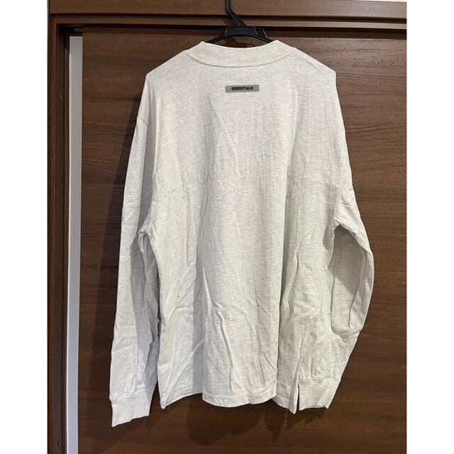 FEAR OF GOD(フィアオブゴッド)の送料込み！essentialsロングTシャツ M オートミール　灰色　グレー メンズのトップス(Tシャツ/カットソー(七分/長袖))の商品写真