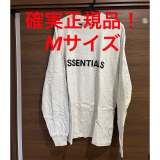 フィアオブゴッド(FEAR OF GOD)の送料込み！essentialsロングTシャツ M オートミール　灰色　グレー(Tシャツ/カットソー(七分/長袖))