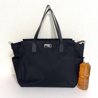 ケイトスペードニューヨーク(kate spade new york)のケイトスペード  　マザーズバック  トートバッグ　ショルダー付き　黒　(マザーズバッグ)