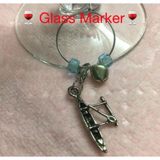 🍷 Glass Marker カヌーsilver🍷(その他)