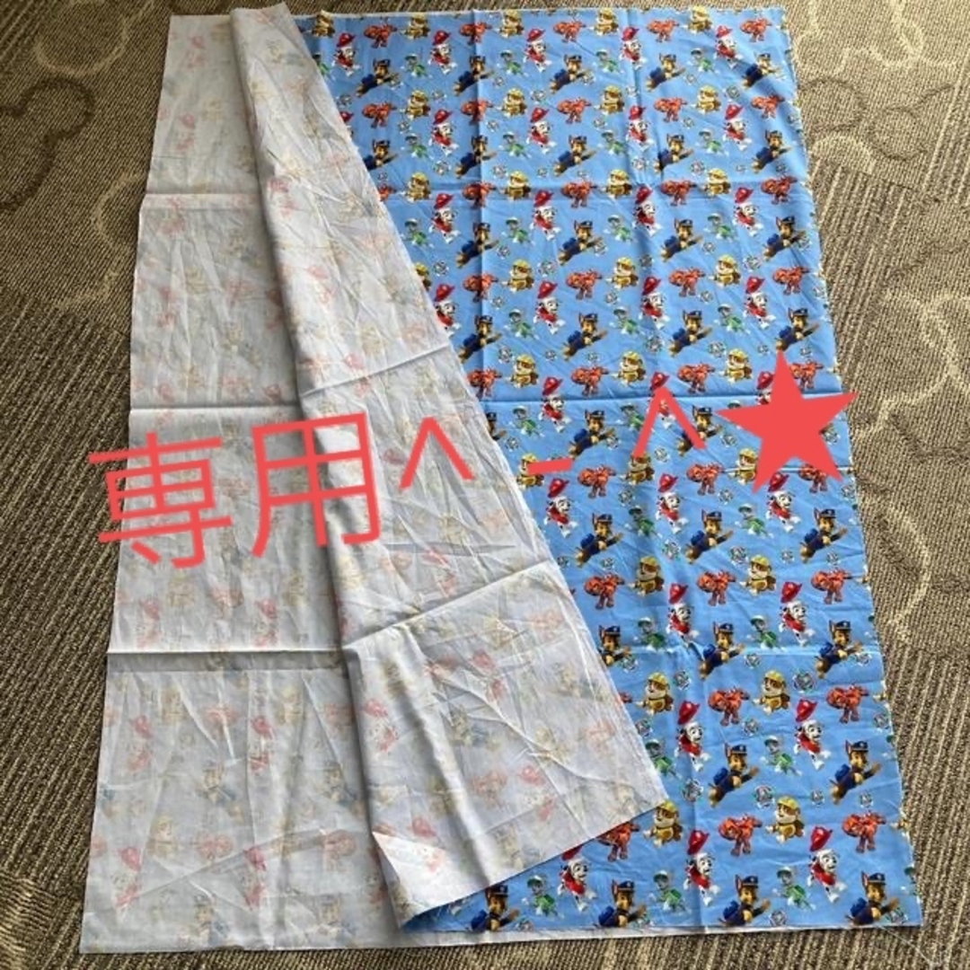 専用！処分品！早い者勝ち‼︎パウパトロール　元気に跳ねるチェイス　ズーマ　 ハンドメイドの素材/材料(生地/糸)の商品写真