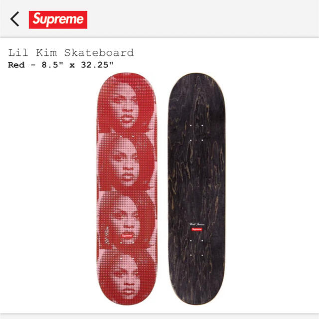新品未開封 Lil Kim Skateboard Red スケートボード 板