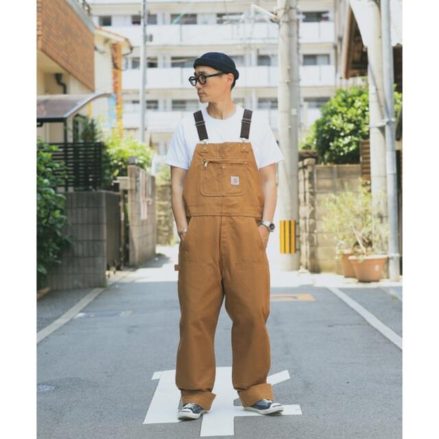 カーハート オーバーオール サロペット 新品 タグ付き ブラウン 36×32