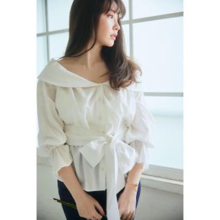 ハーリップトゥ(Her lip to)のHerlipto ♡ Belted Cotton Blouse(シャツ/ブラウス(長袖/七分))