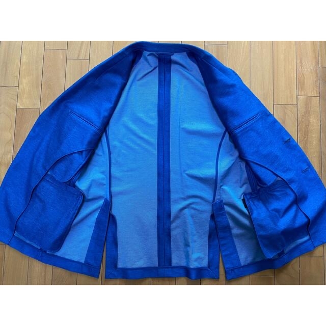 スーツカンパニー ストレッチ シングルスーツ 上下 175cm-4Drop 青色 スーツカンパニー ストレッチ シングルスーツ 上下 175cm-4Drop 青色