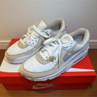 ナイキ(NIKE)のNIKE ナイキ エアマックス90 ベージュ DH5719-100 25.5cm(スニーカー)