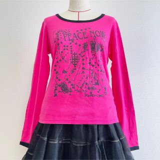 ピースナウ(PEACE NOW)の【匿名配送】新品✨PEACE NOW ピースナウ ピンク長袖ロンT(Tシャツ(長袖/七分))