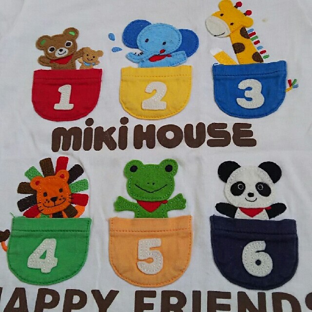 mikihouse(ミキハウス)のミキハウス Tシャツ 半袖 90 キッズ/ベビー/マタニティのキッズ服男の子用(90cm~)(Tシャツ/カットソー)の商品写真