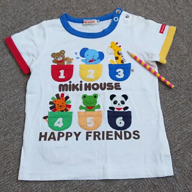 mikihouse(ミキハウス)のミキハウス Tシャツ 半袖 90 キッズ/ベビー/マタニティのキッズ服男の子用(90cm~)(Tシャツ/カットソー)の商品写真