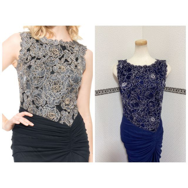 TADASHI SHOJI(タダシショウジ)の2点御専用　10 Tadashi Shoji タダシショージ NN24331LN レディースのワンピース(ロングワンピース/マキシワンピース)の商品写真