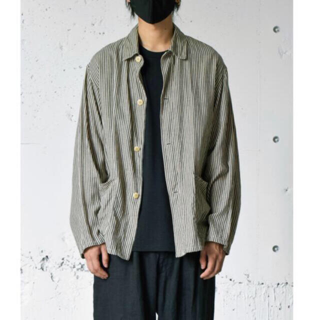 comoli 22ss ストライプワークジャケット　size2