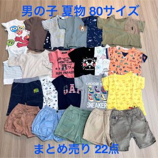 フタフタ(futafuta)の男の子 夏物 80サイズ まとめ売り22点(Ｔシャツ)