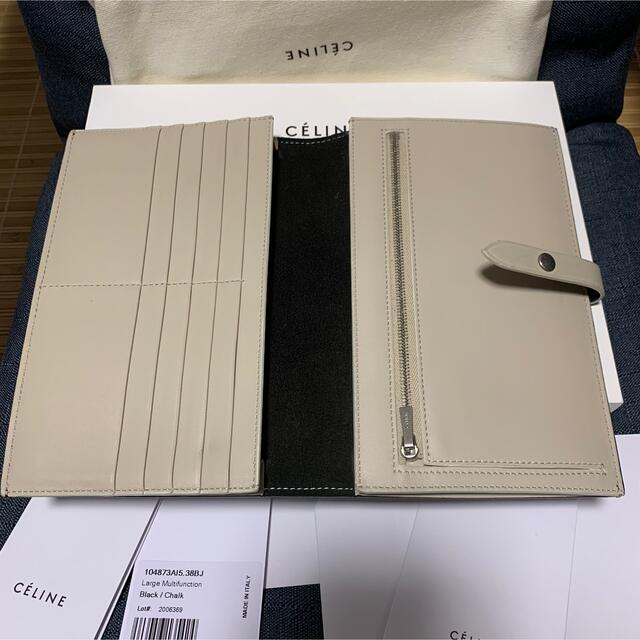 celine(セリーヌ)のceline セリーヌ ストラップ ウォレット ラージ 財布 レディースのファッション小物(財布)の商品写真