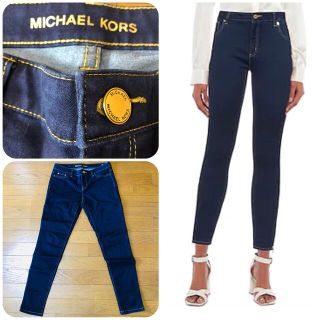 マイケルコース(Michael Kors)の新品　マイケルコース　ストレッチデニムパンツ　日本サイズ9〜11 US 4(デニム/ジーンズ)