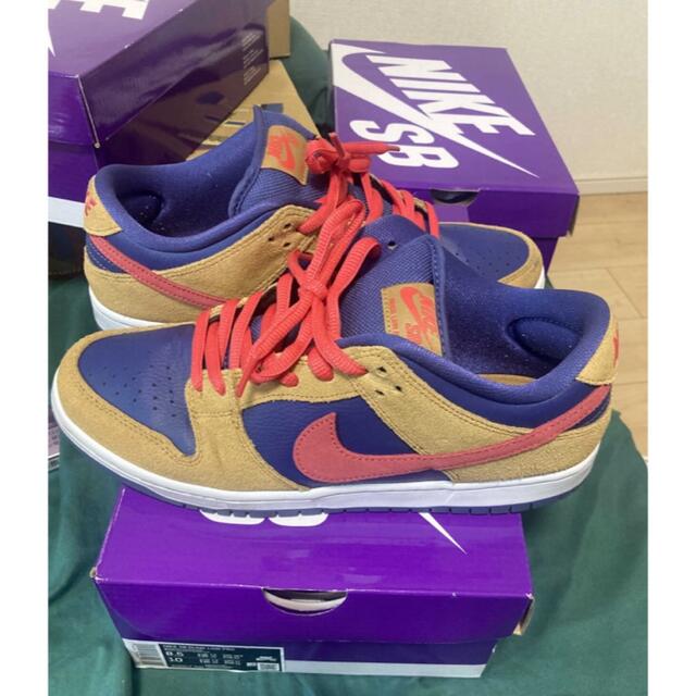 NIKE(ナイキ)のNIKE SB DUNK LOW PRO "WHEAT AND PURPLE" メンズの靴/シューズ(スニーカー)の商品写真