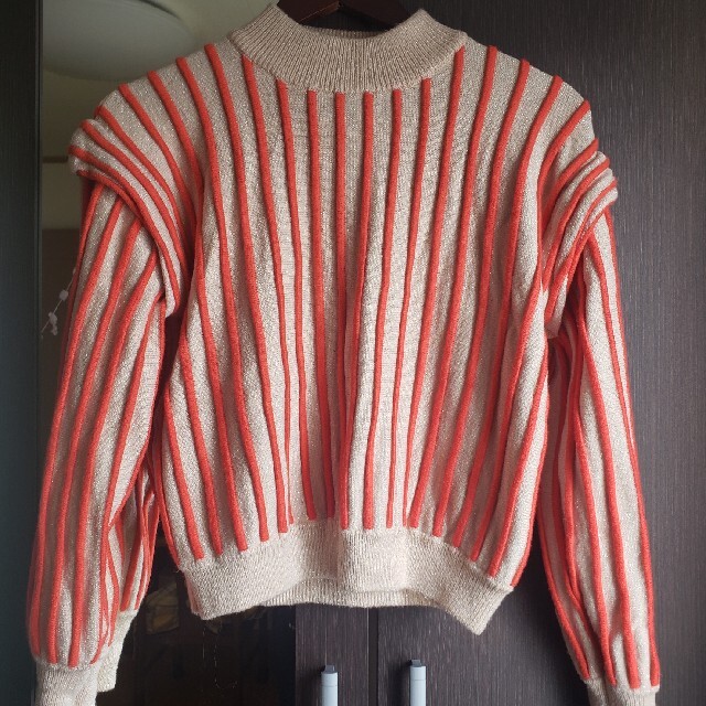 AMERI SWELL STRIPE KNIT 完売品 モテ 7040円 www.gold-and-wood.com