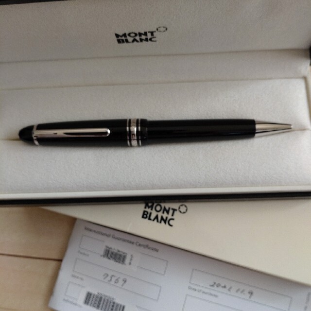 MONTBLANC マイスターシュテュックプラチナラインボールペン❕ 4