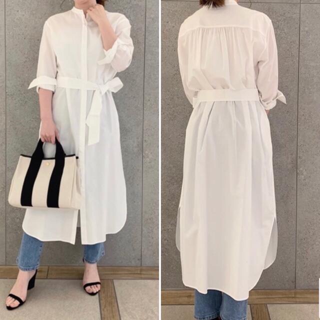 23区 - 23区タグ付き 【洗える】Canclini シャツワンピースの 23区 - 23区タグ付き 【洗える】Canclini シャツワンピースの