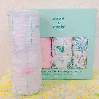 エイデンアンドアネイ(aden+anais)の【♦︎匿名配送♦︎】単品　エイデン&アネイ　おくるみ(おくるみ/ブランケット)