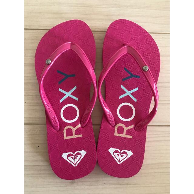 Roxy(ロキシー)のrio様♪♪＊ROXY／ビーチサンダル＊(22.0cm) キッズ/ベビー/マタニティのキッズ靴/シューズ(15cm~)(サンダル)の商品写真