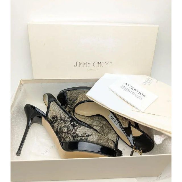 JIMMY CHOO(ジミーチュウ)のピカピカ新品仕上げ⭐ジミーチュウJIMMY CHOO　LUNAサンダル約23.5 レディースの靴/シューズ(サンダル)の商品写真