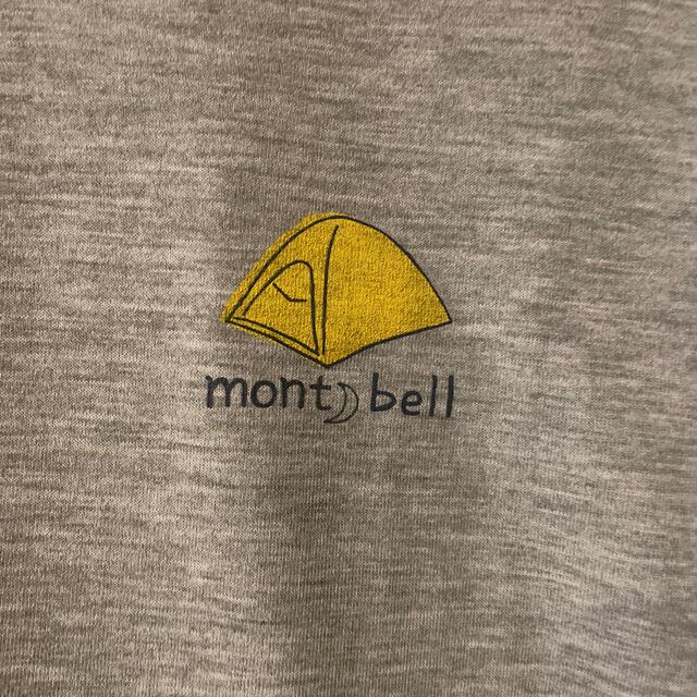 mont bell(モンベル)のmont-bell モンベル　Tシャツ　グレー スポーツ/アウトドアのアウトドア(登山用品)の商品写真