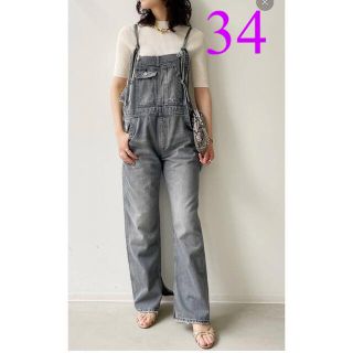 アパルトモンドゥーズィエムクラス(L'Appartement DEUXIEME CLASSE)のL'Appartement Denim over all 34(サロペット/オーバーオール)