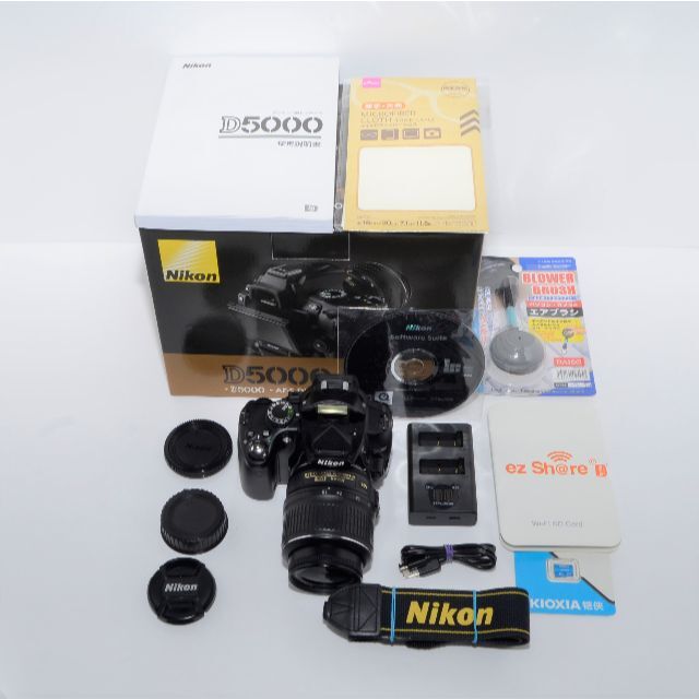 ビジネス ❤Wi-Fiでスマホへ&動画撮影OK❤Nikon D5000❤箱付き