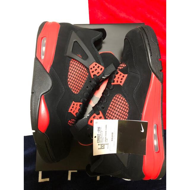 値下げ不可　Air Jordan 4 Red Thunder Crimson