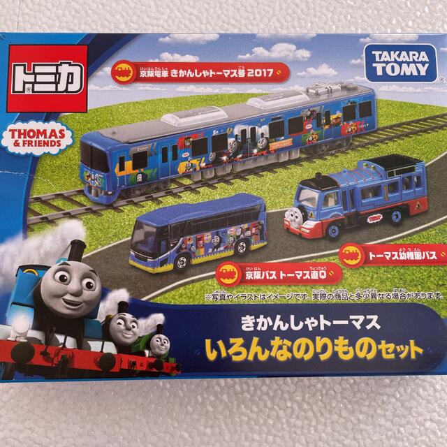 Takara Tomy(タカラトミー)のトミカ　機関車トーマスいろんなのりものセット⭐️ キッズ/ベビー/マタニティのおもちゃ(電車のおもちゃ/車)の商品写真