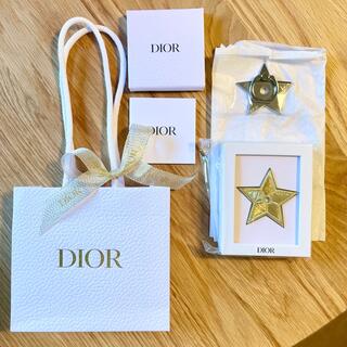 クリスチャンディオール(Christian Dior)のDiorノベルティ⭐︎星型スマホリング＋ピンバッジセット(ノベルティグッズ)