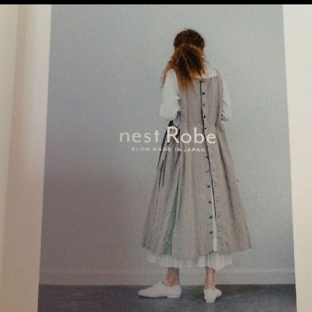 nest Robe(ネストローブ)のネストローブ♡ブラックヘンプエプロンワンピース レディースのワンピース(ロングワンピース/マキシワンピース)の商品写真