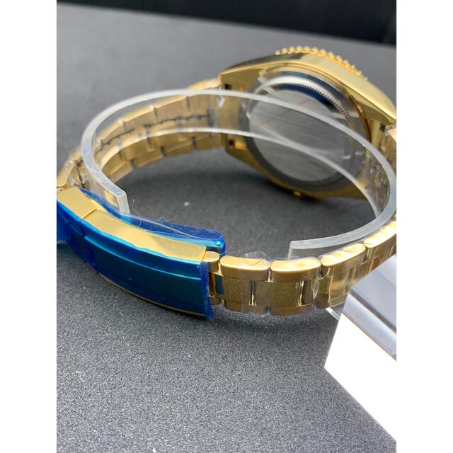 高品質!ステンレス ブルー CZダイヤ ブリンブリン ウォッチ 腕時計