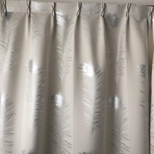 フランフラン 羽根柄 カーテン 2枚セット | フリマアプリ ラクマ