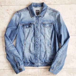 アルマーニエクスチェンジ(ARMANI EXCHANGE)のアルマーニ エクスチェンジ A/X ☆ デニム ジャケット Ｇジャン Ｌ 淡色(Gジャン/デニムジャケット)