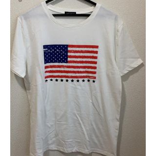 星条旗プリントＴシャツ(Tシャツ/カットソー(半袖/袖なし))