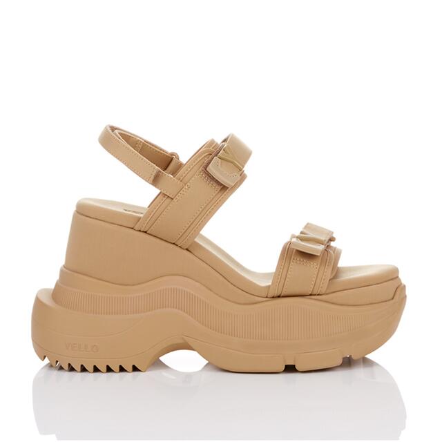 YELLO NAKED DOUBLE SNEAKER SANDALS