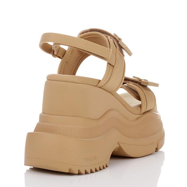 YELLO NAKED DOUBLE SNEAKER SANDALS