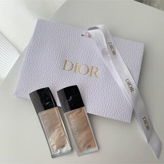 クリスチャンディオール(Christian Dior)のDior リキッドファンデーション　試供品　ショッパー　紙袋セット(サンプル/トライアルキット)