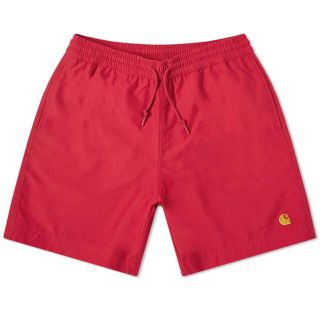 カーハートダブリューアイピー(Charhartt WIP)のcarhartt wip chase swim trunk red(ショートパンツ)