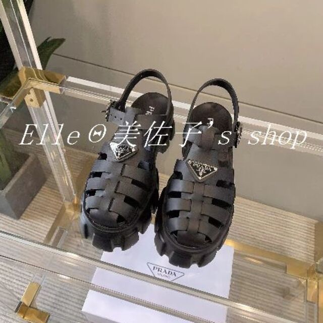 完売 PRADAプラダ フォームラバーサンダル ブラック ecousarecycling.com