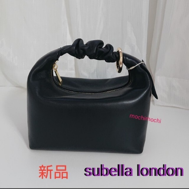 新品 subella London ミニレザートート フォーマル 結婚式