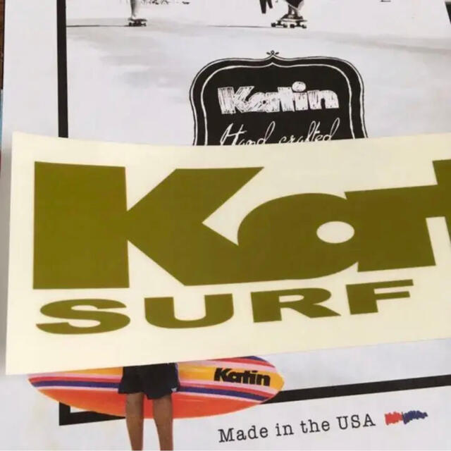 Hurley(ハーレー)のKatinSURFケーティンサーフ限定サーフトランクスbigバナーステッカー スポーツ/アウトドアのスポーツ/アウトドア その他(サーフィン)の商品写真